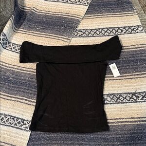 Old Navy Black Ribbed Top